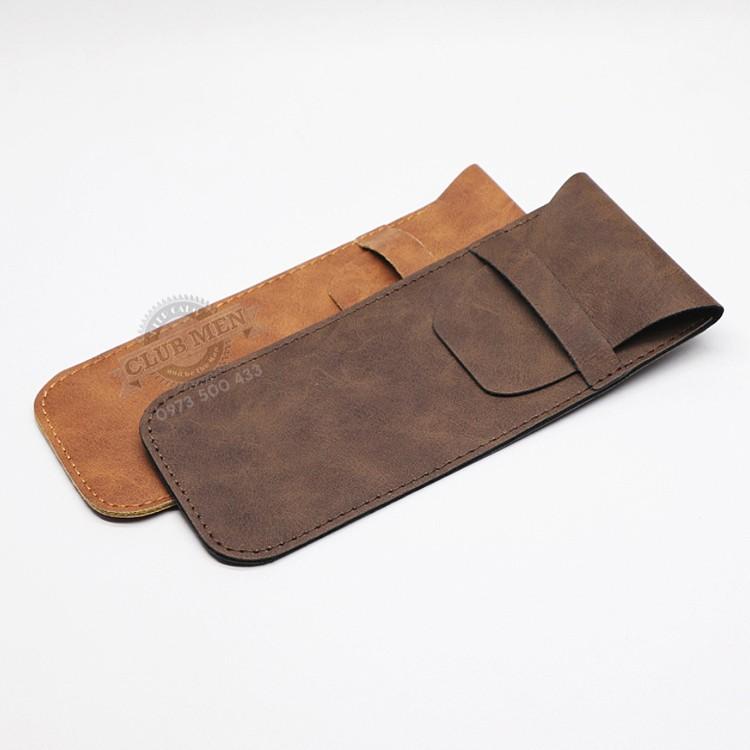 Bao da đựng kính loại mềm chống trầy hiệu quả - Hàng handmade, nhiều màu