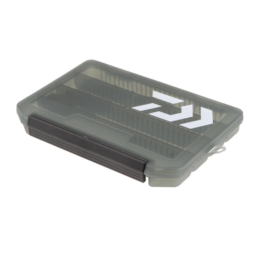 Fishing  Baits  Storage Container Organizer Box S Gray