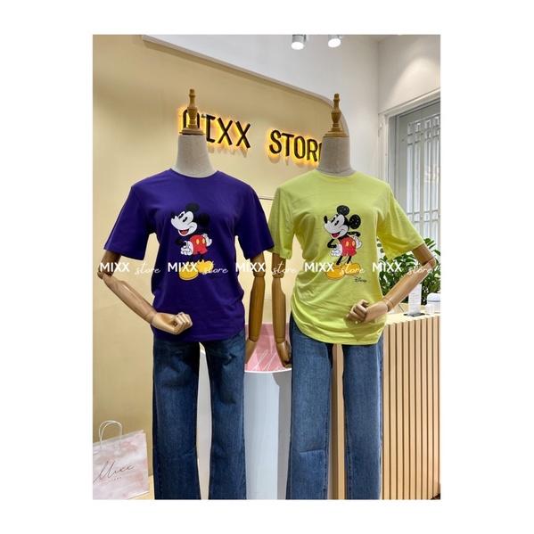 Áo Thun Nữ Topten mickey xuất hàn chất cotton mềm mịn phom suông rộng thoải mái