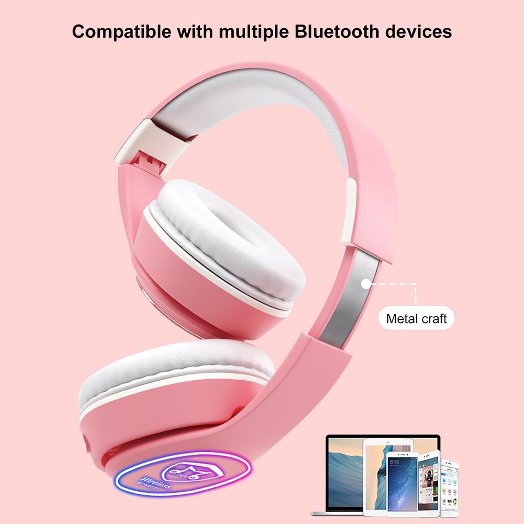 Tai Nghe Nhét Tai Bluetooth 5.0 Có Đèn Led Và Phụ Kiện