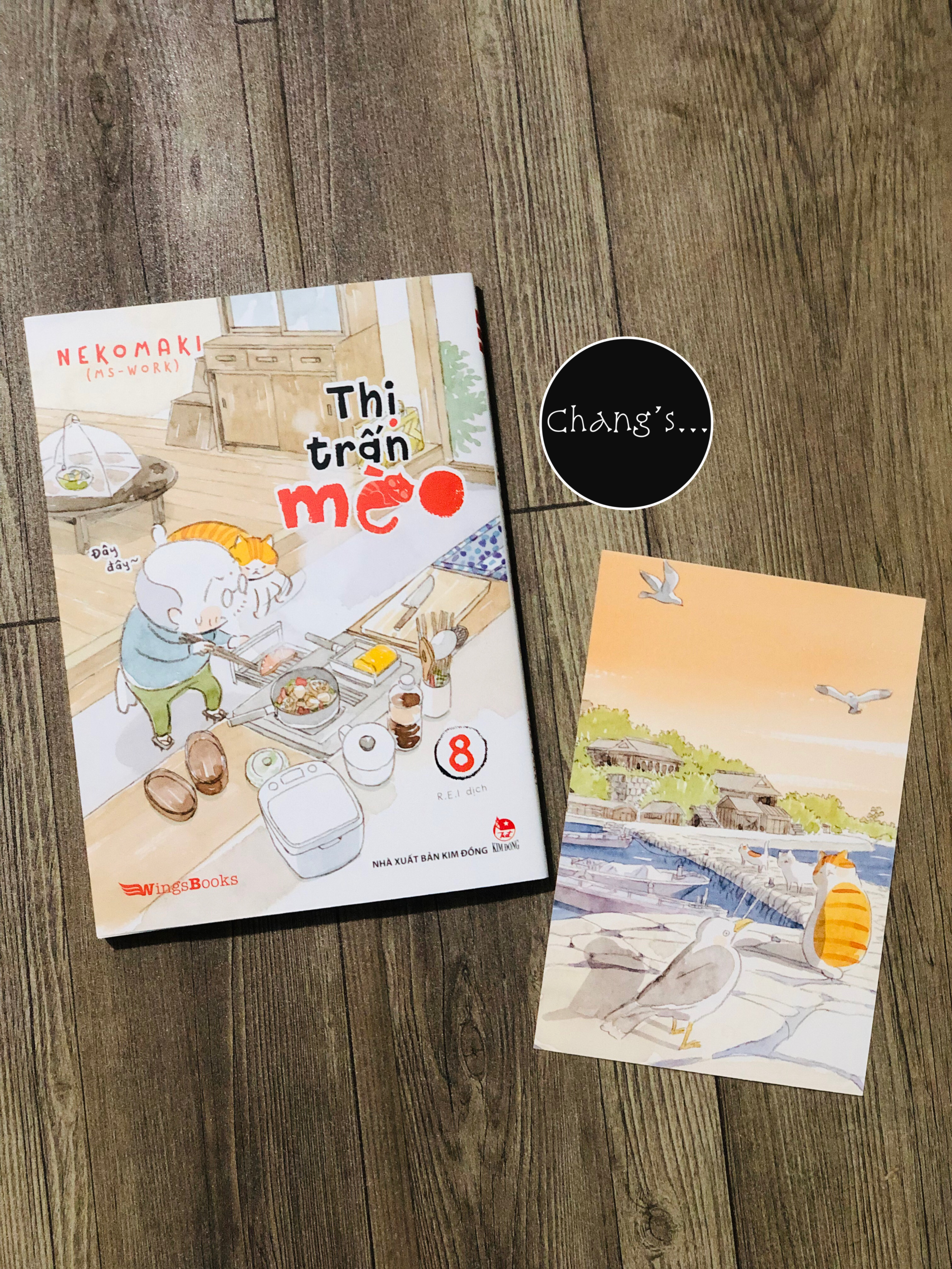 Thị trấn mèo tập 8 kèm Postcard