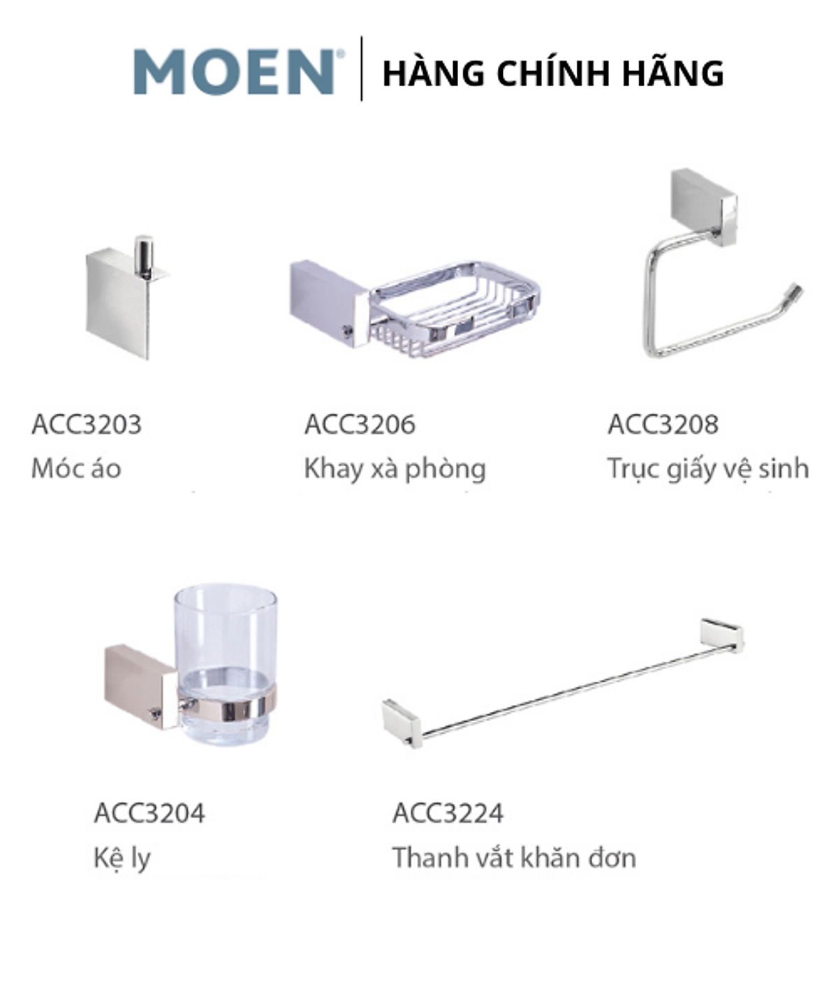 Thanh vắt khăn đơn MOEN ACC3224