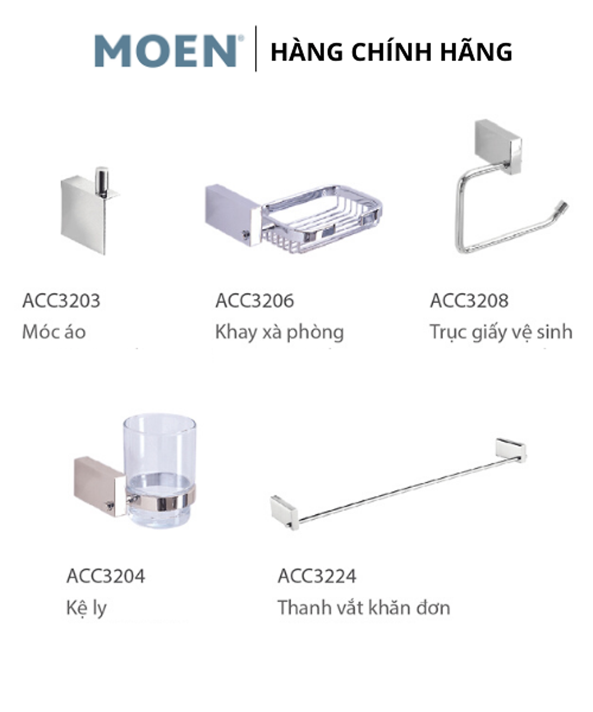 Kệ ly MOEN ACC3204 (HÀNG CHÍNH HÃNG)