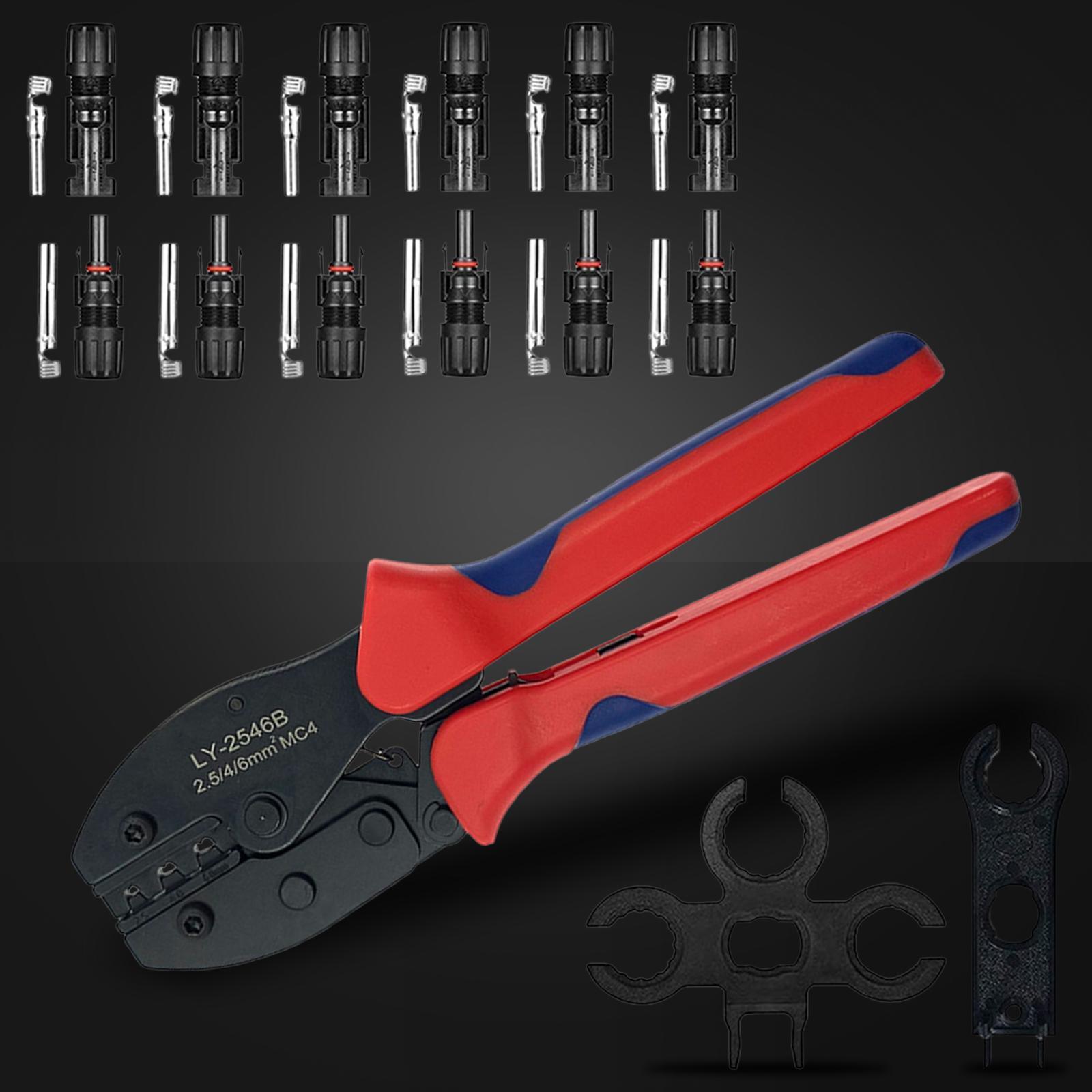 High-Carbon Steel Crimping Pliers Wire Cutters Crimping Tool for Insulated Connectors and Wire Terminal