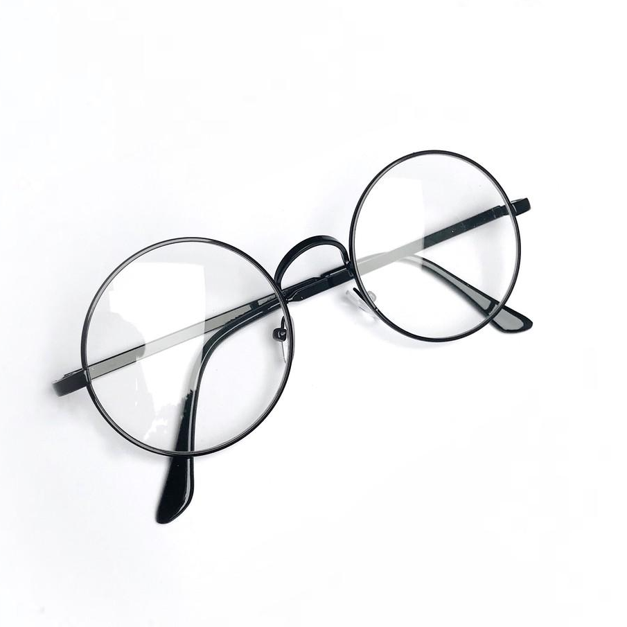 Gọng kính tròn Nobita Glasses, mắt kính gọng tròn, kính thời trang Unisex