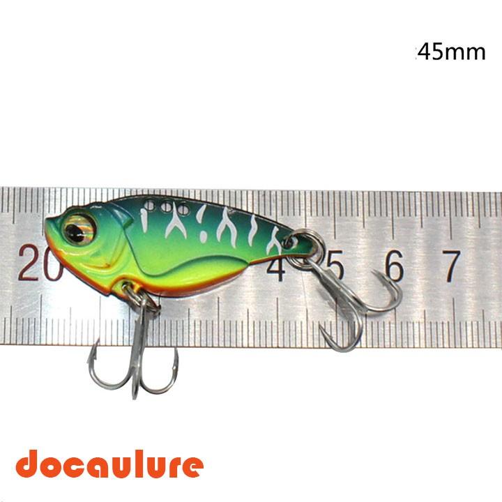 Mồi câu lure, mồi câu cá sắt VIB 45mm 11g lưỡi câu siêu bén