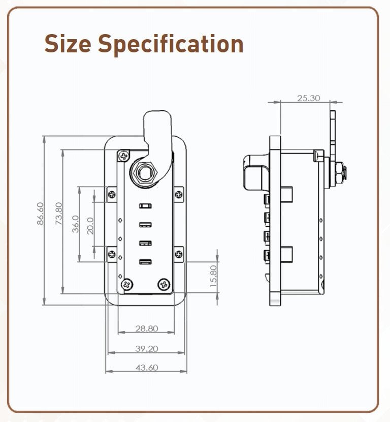 Khoá số DL12 công nghệ Singapore dành cho Tủ Locker gỗ (Locker & Lock)