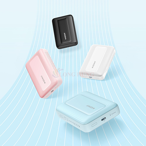Sạc dự phòng từ tính không dây Anker Zolo Power Bank USB-C 30W 10000mAh A1684 - Hàng chính hãng