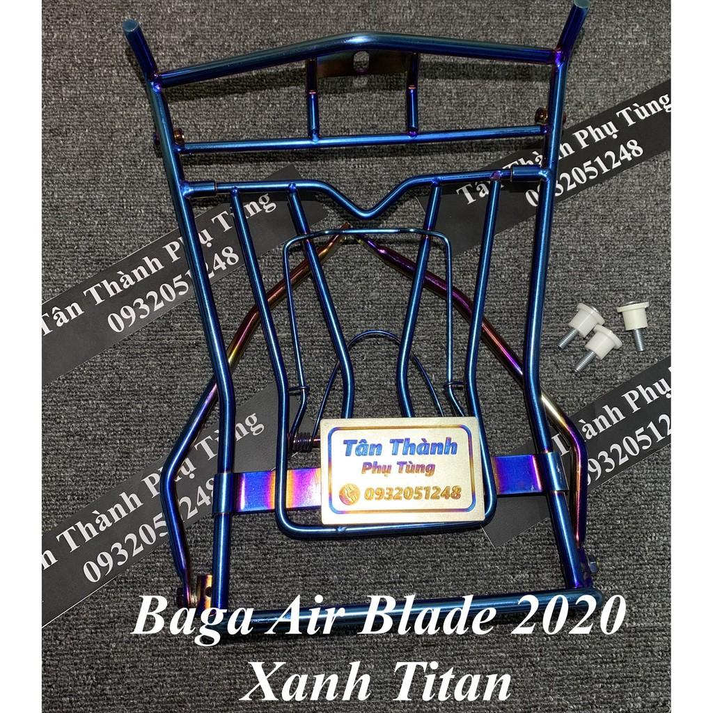 Baga giữa dành cho Air Blade 2020 Xanh titan kèm ốc và cao su