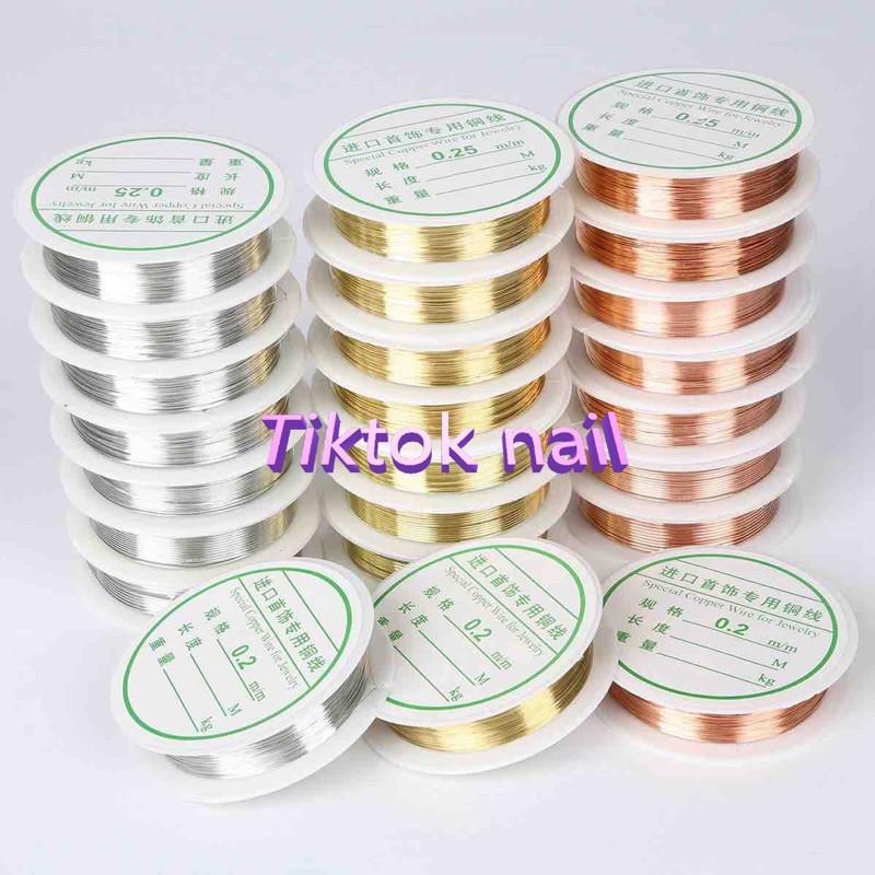 cuộn kẽm trang trí móng tay nail