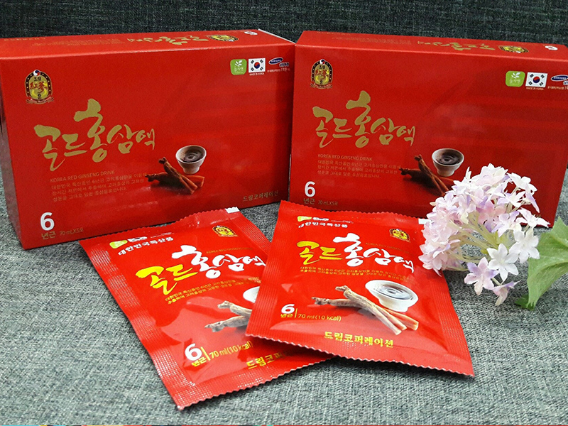 Nước Uống Hồng Sâm 6 Năm Korea Red Ginseng Drink Daegoung Food TP0020