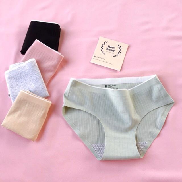 Quần lót nữ, quần lót cotton không viền siêu thấm hút mồ hôi thoáng mát mùa hè Q/C034