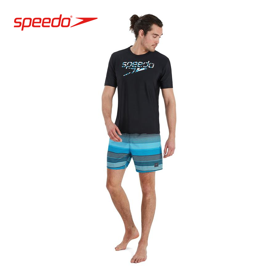 Áo bơi chống nắng nam Speedo Prt Sunt Am Blue - 8-13496G733