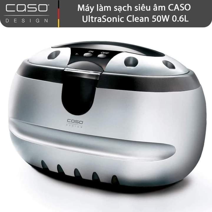 Máy làm sạch đồ trang sức bằng sóng siêu âm CASO UltraSonic Clean 50 W 0.6 L hàng chính hãng