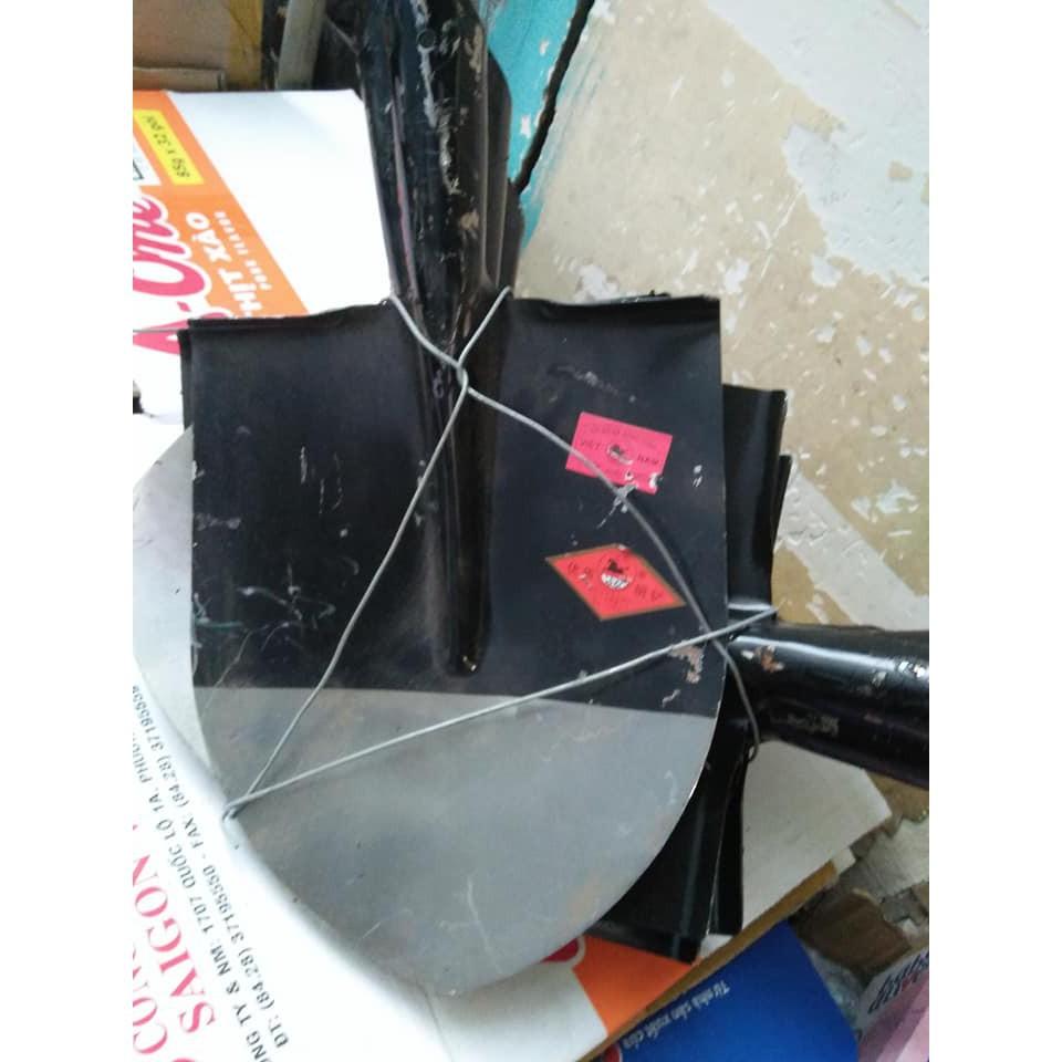 Xẻng đen xây dựng- đường kính 23cm