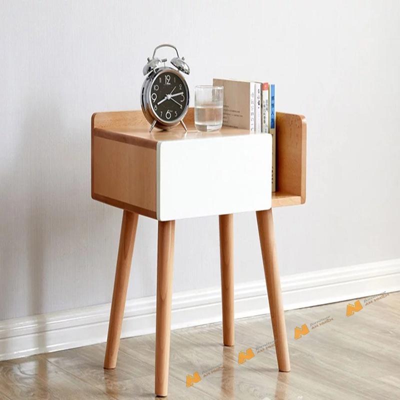 Made in VN - Tủ táp đầu giường gỗ công nghiệp thiết kế nhỏ gọn - gỗ mdf 17mm công ty Mộc Phát độ bền trên 30 năm AN069