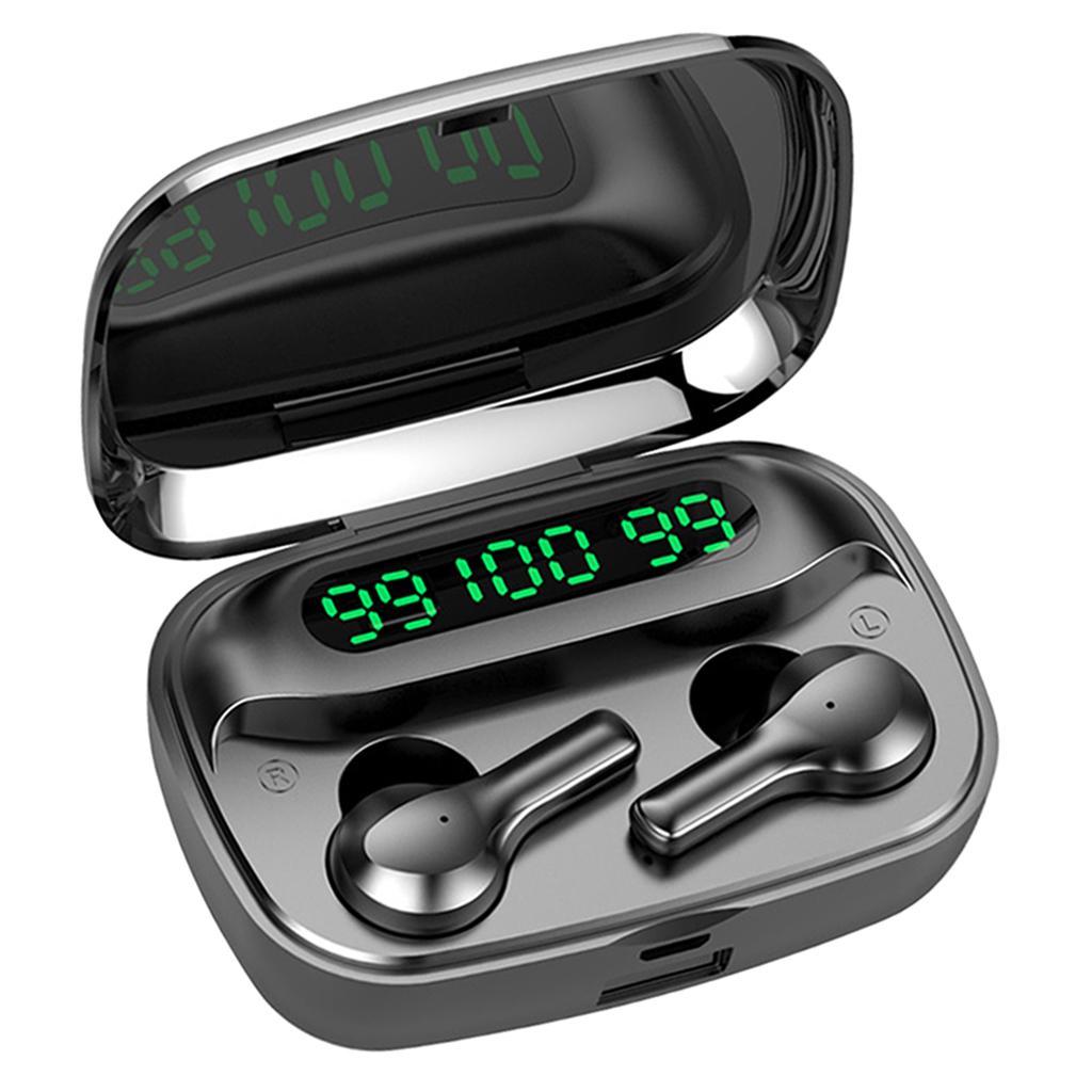 IPX7 Bluetooth 5.0 Wireless Headset Earphones Earbuds Waterproof Black