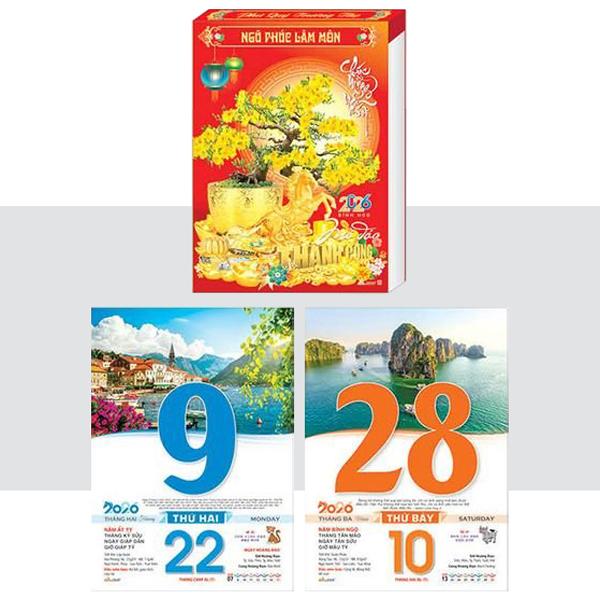 Lịch Bloc Đại 2026 - Chủ Đề Cảnh Đẹp Bốn Mùa - Văn Lang VL12B