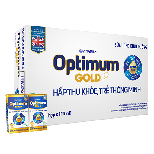 Hình ảnh Thùng 48 Hộp Sữa Bột Pha Sẵn Vinamilk Optimum Gold 110ml