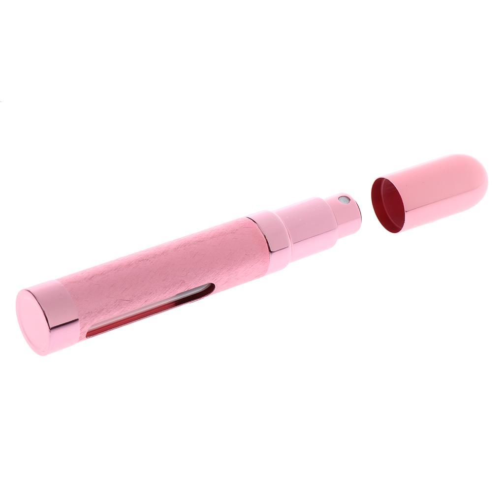 Travel 8ml Fine Mist Sprayer Bottle Makeup Atomizer Fragrance Aftershave Perfume Aluminum Essential Oil Container Vial