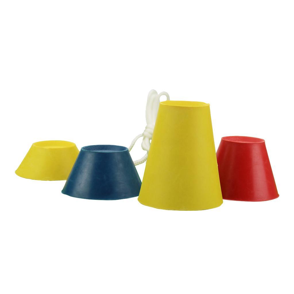 4pcs Durable Golf Rubber Tees Winter Foggy  & 5x  Soft Tees