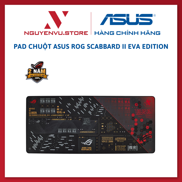 Pad Chuột Asus ROG Scabbard II EVA Edition - Hàng Chính Hãng