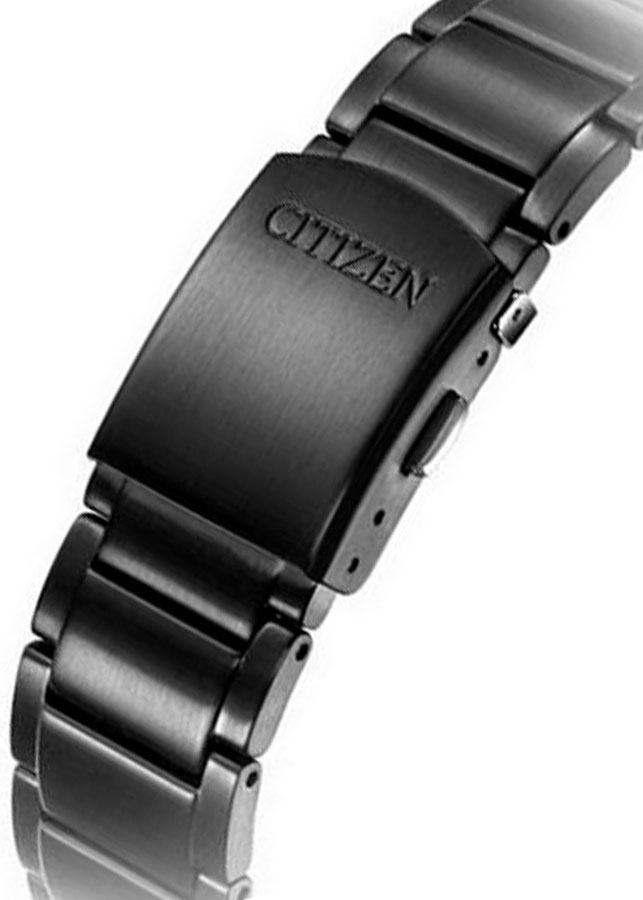 Đồng Hồ Nam Citizen Dây Thép Không Gỉ BM7145-51E - Mặt Đen