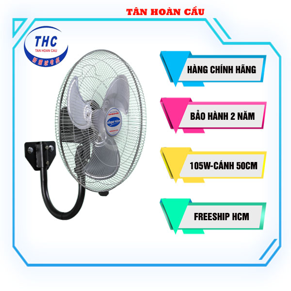 Quạt Treo Đa Dung Tân Hoàn Cầu Superwin Cánh 50cm-105w (HÀNG CHÍNH HÃNG)