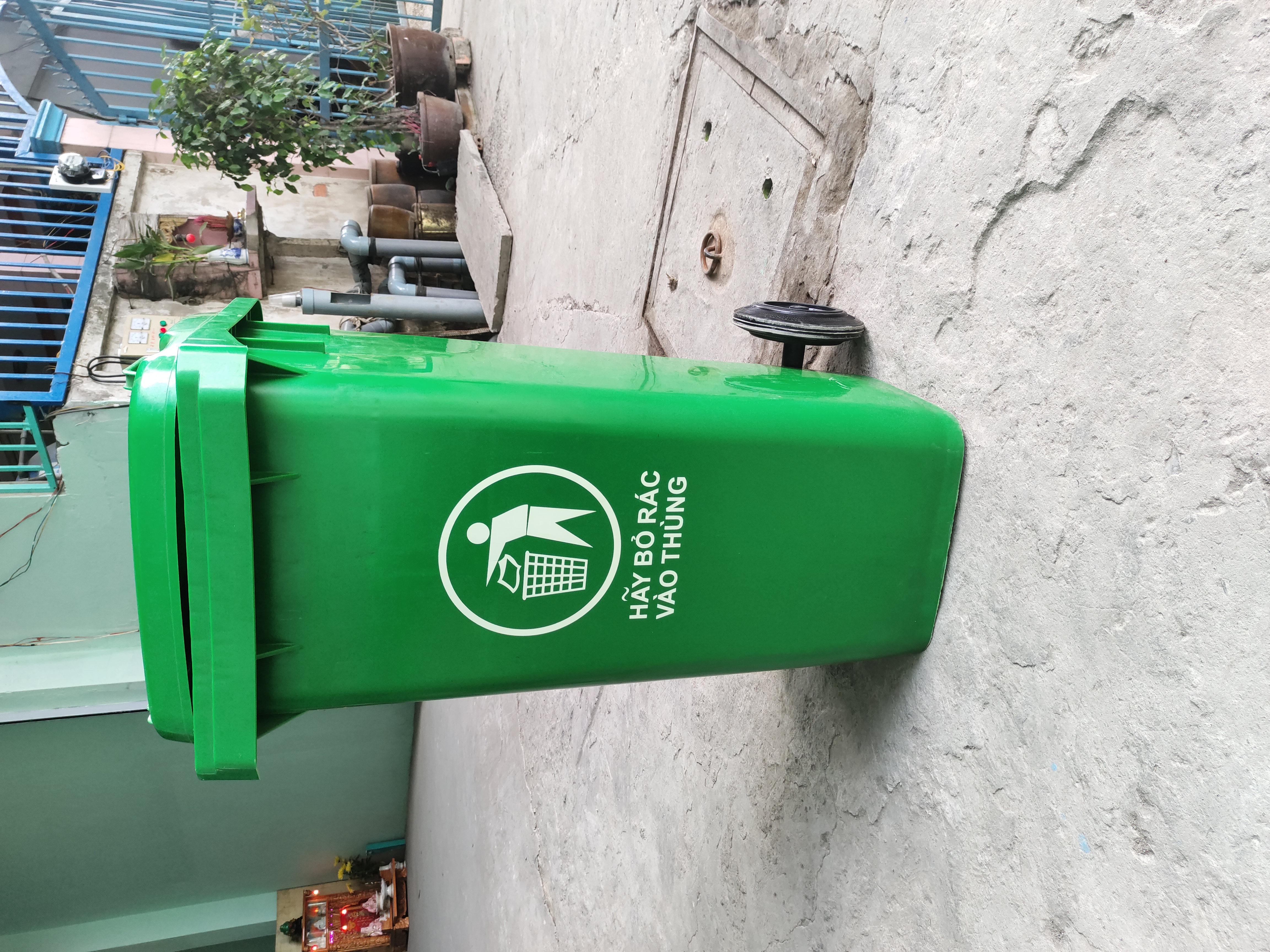 Thùng rác nhựa HDPE 120L