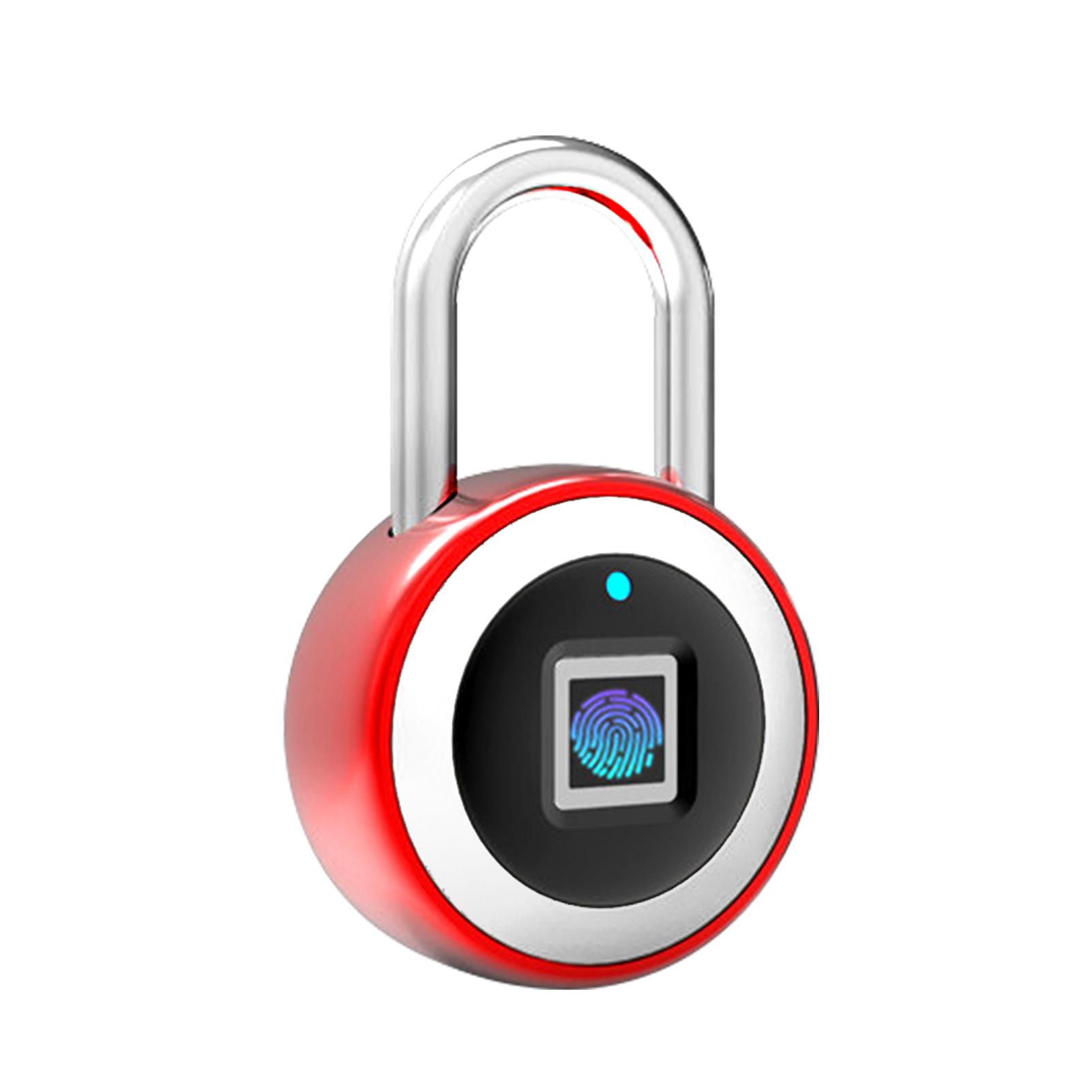 Ổ khóa vân tay bluetooth thông minh, lưu trữ đến 10 dấu vân tay, chống nước IP65, kết nối App