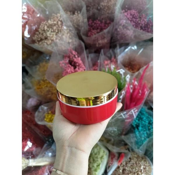 hủ 250gr thân đỏ nắp xi vàng