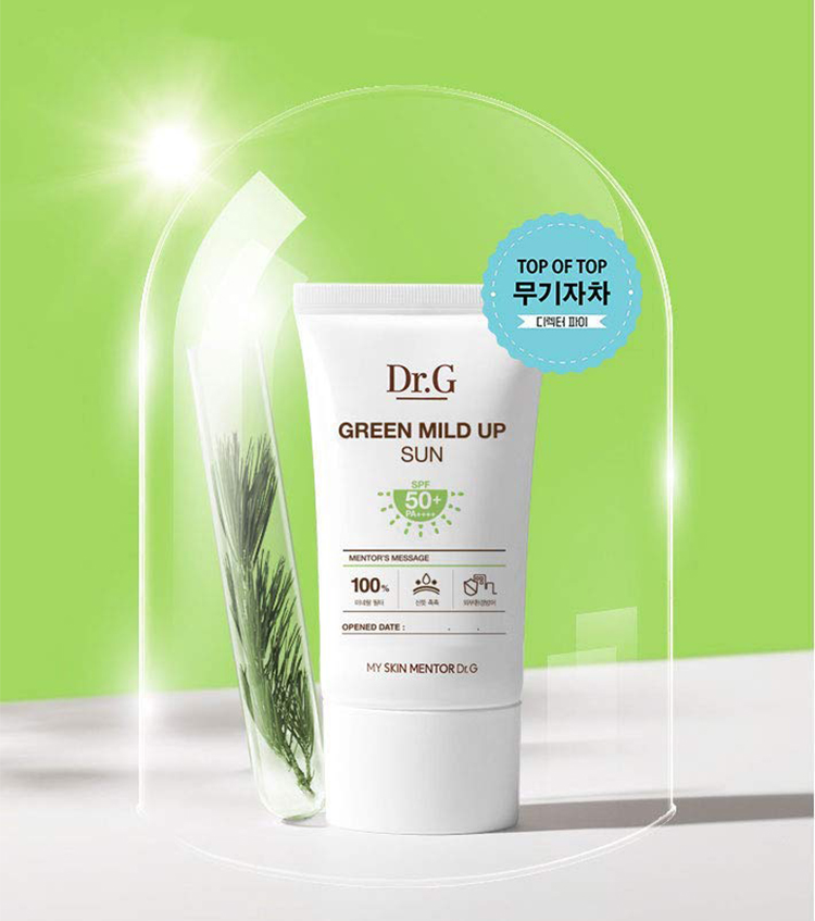 Kem Chống Nắng Dịu Nhẹ Dr.G Green Mild Up Sun Spf50+/Pa++++ MM30 (50ml)