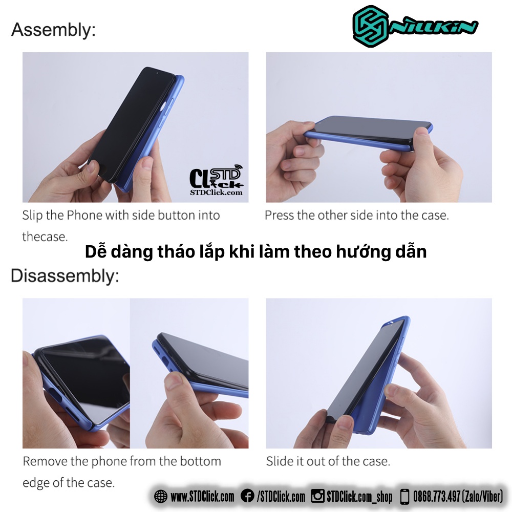 ỐP LƯNG DÀNH CHO ĐIỆN THOẠI SAMSUNG GALAXY A33 5G NILLKIN NHỰA CỨNG SẦN