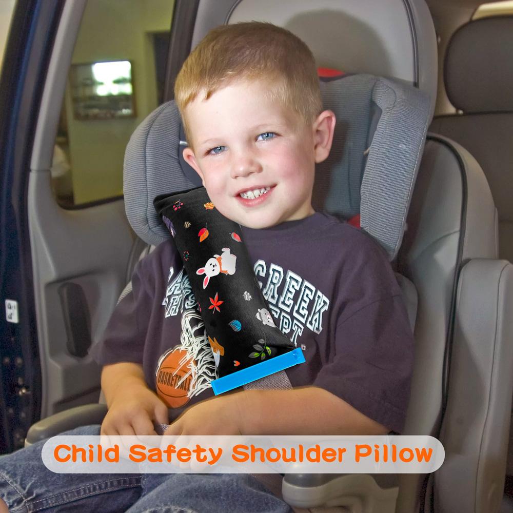 4 Động Vật Dây An Toàn Gối Dây An Toàn Xe Hơi Có Với Kẹp Điều Chỉnh Vai Đai An Toàn Kèm Dây Đeo Gối Tựa Đầu Cho trẻ Em