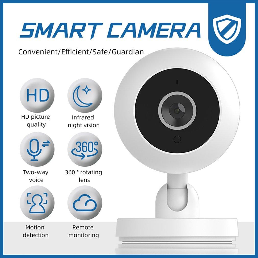 Camera IP Tuya Smart Home Camera giám sát không dây WiFi trong nhà Theo dõi tự động hai chiều An ninh gia đình Màn hình thú cưng cho bé Màu sắc: đen
