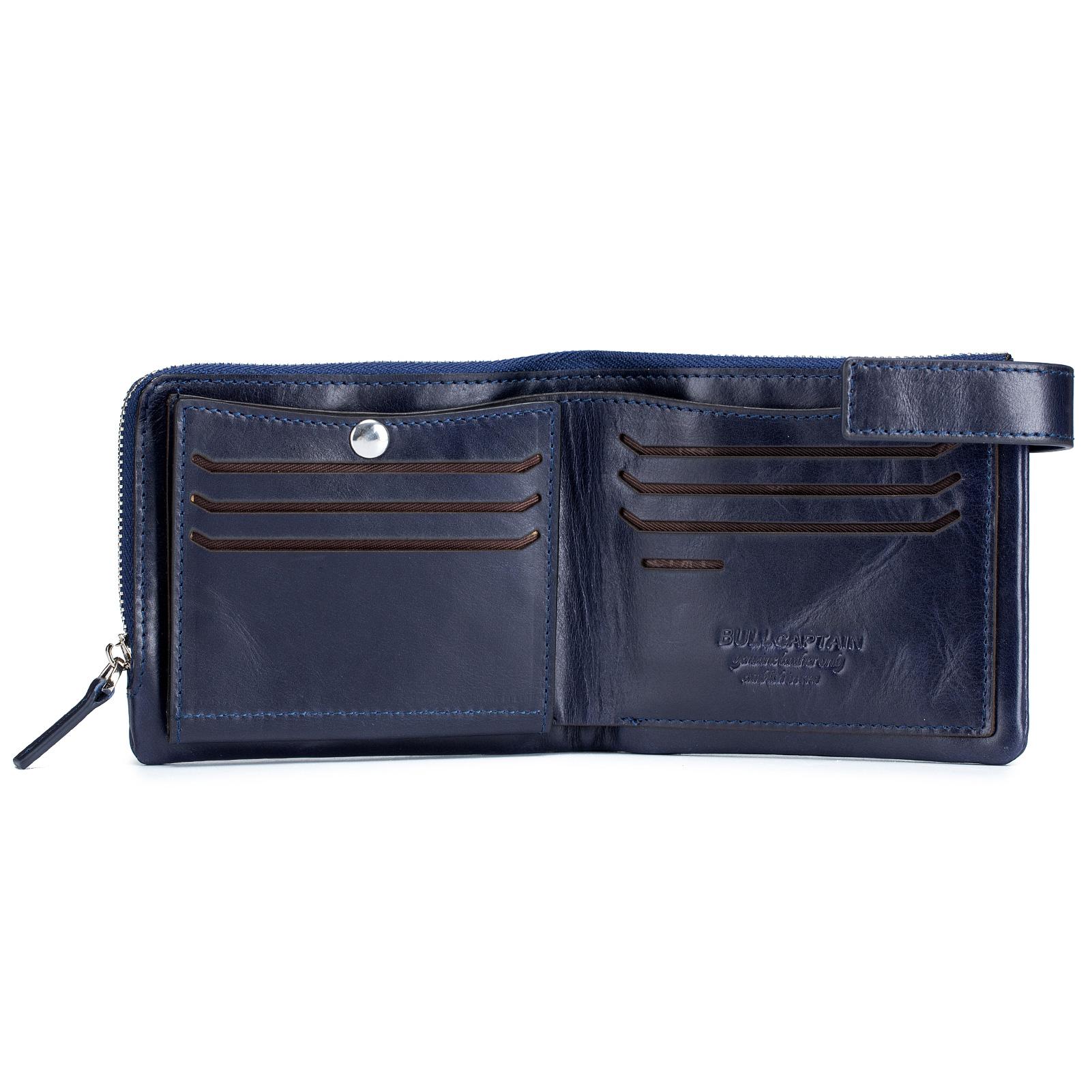 Ví Da Nam Hai Mặt Bullcaptain