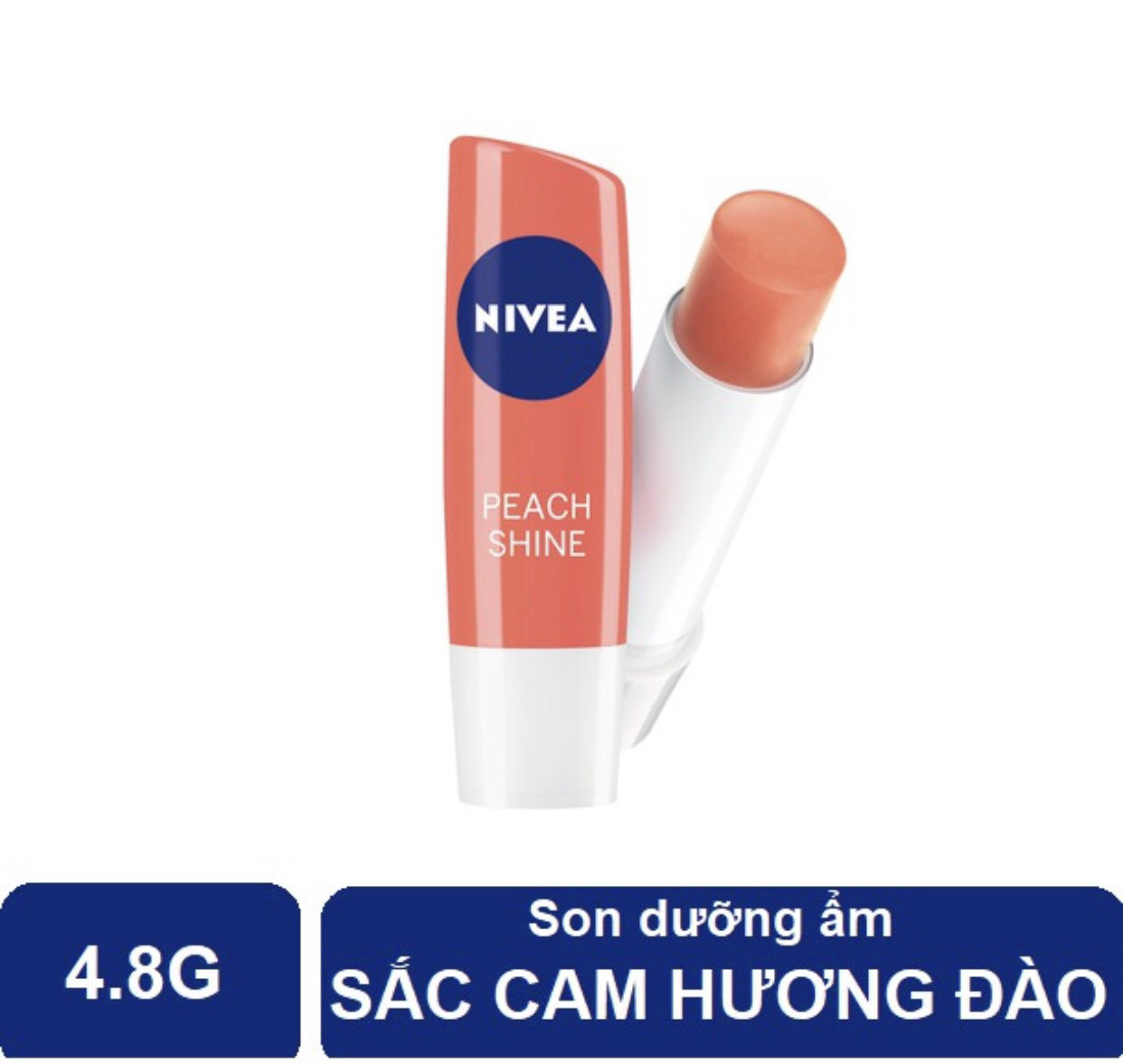 Bộ 2 Son Dưỡng Ẩm Nivea Hương Đào 85031 (4.8g*2)