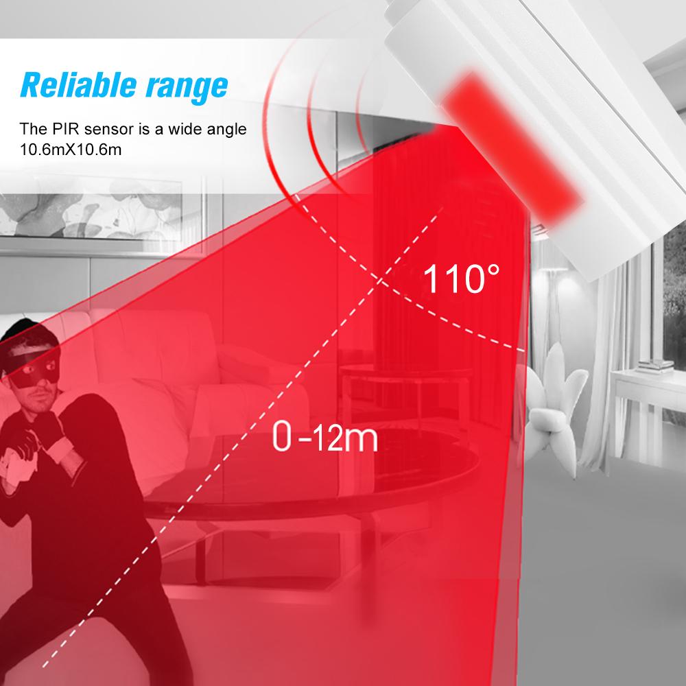 Wired PIR Motion Sensor Wide Angle Passive Infrared Detector For Home Burglar Security Alarm System