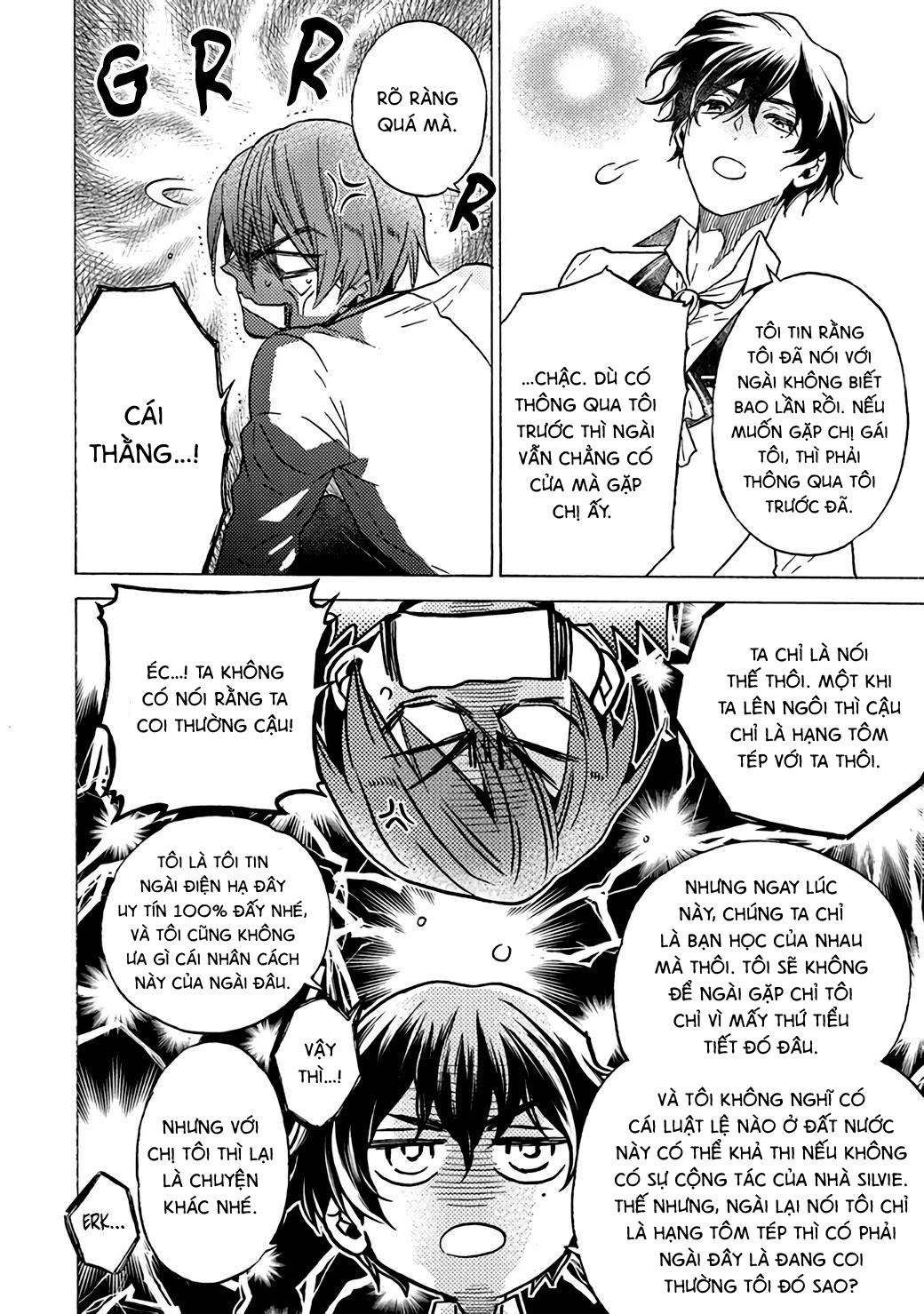 kẻ phản diện, cecilia silvie, không muốn chết, thế nên cô đã cải nam trang chapter 3.1 16