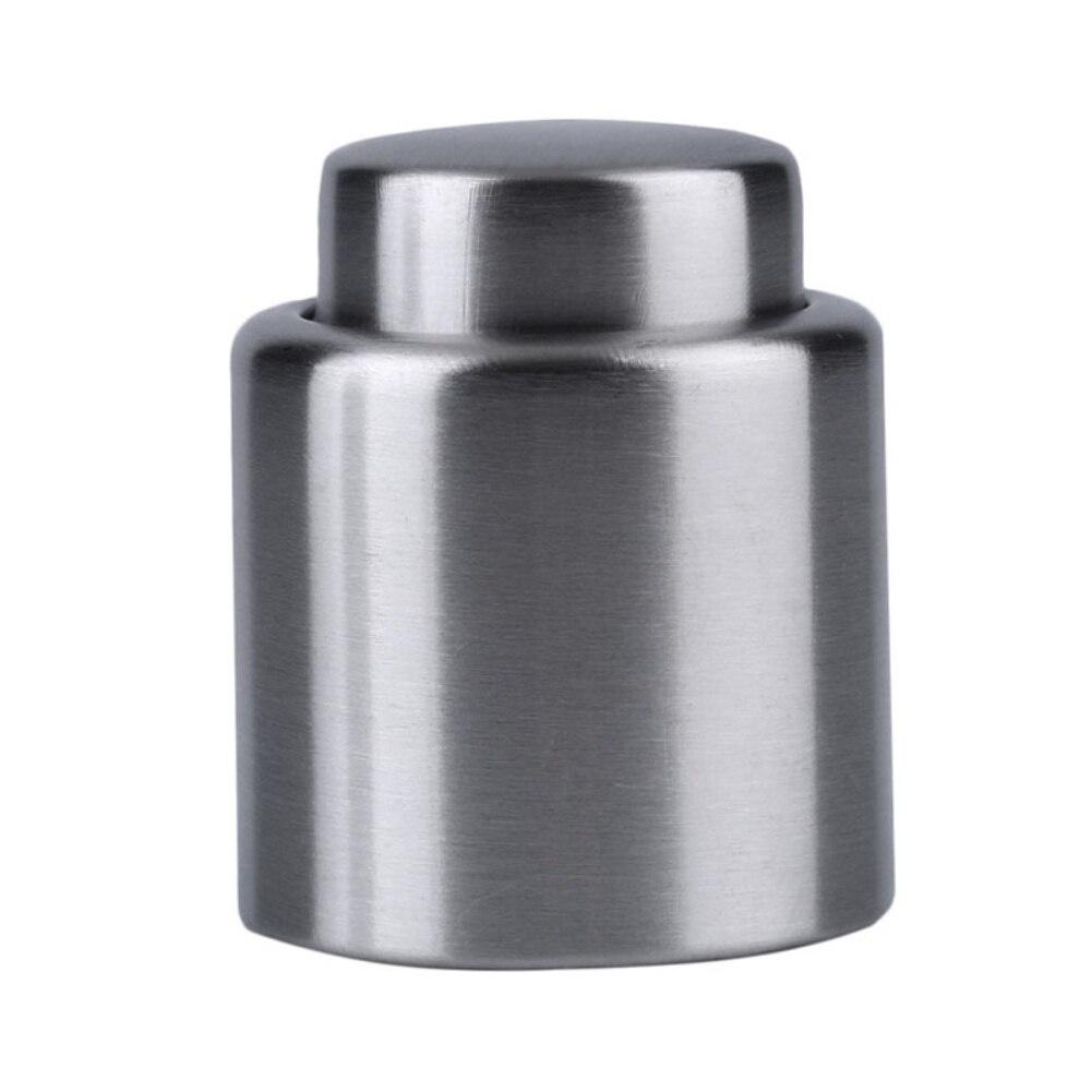 1PC Silver Elegant Stainless Steel Bottle Stopper Bar Accessories Champagne Sparkling Wine Oil Sealer Wine Stopper Saver Sealer