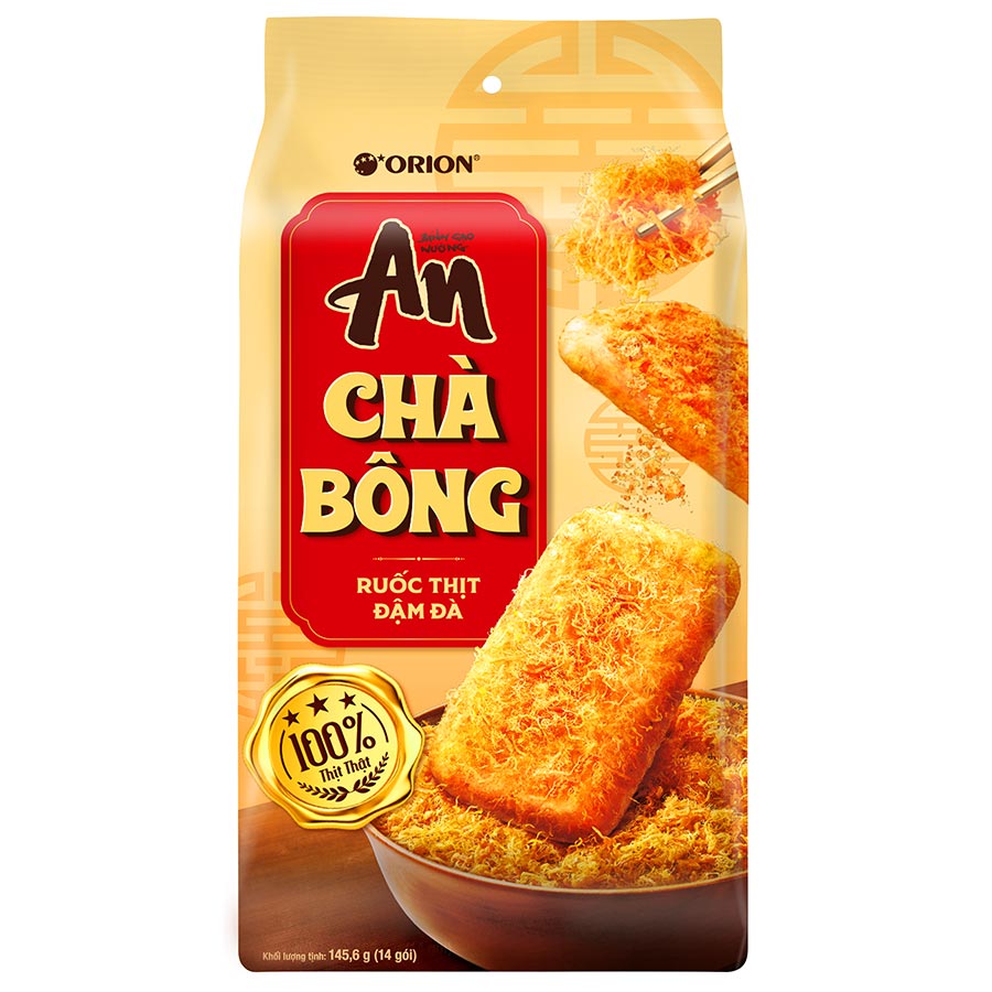 Bánh gạo nướng An Chà Bông Ruốc Thịt Đậm Đà 145.6g