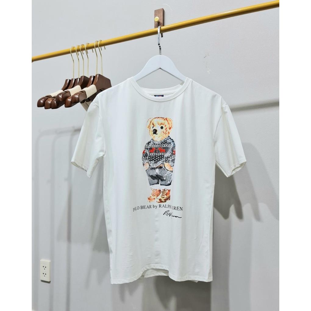 ÁO THUN NỮ POLO R.LAUREN VNXK ÁO NỮ ÁO NAM IN HÌNH - COTTON 100% 4C FORM CHÂU ÂU