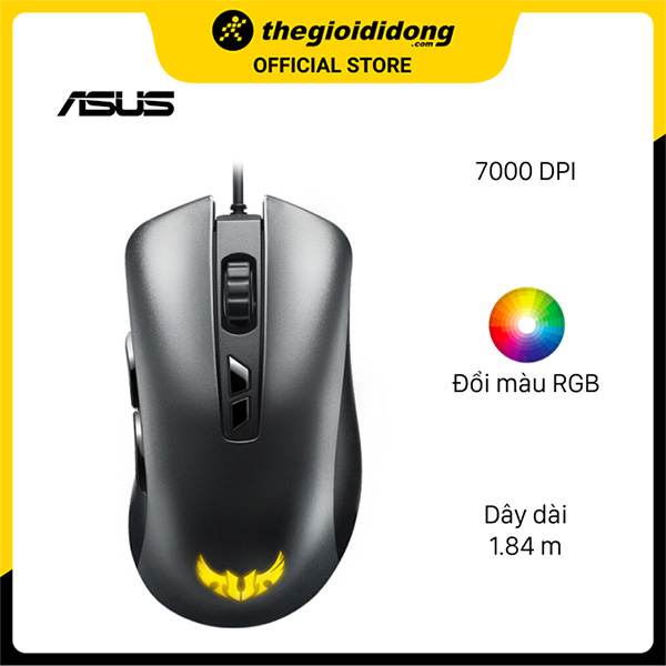 Chuột Gaming Asus TUF M3 Đen - Hàng chính hãng