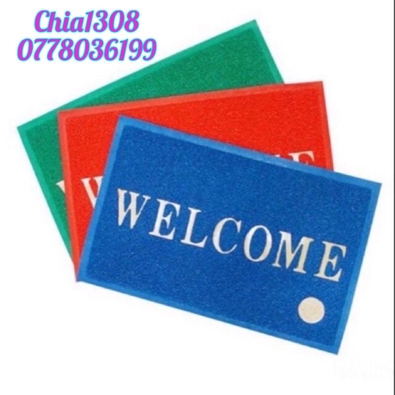 Thảm nhựa chùi chân Welcome