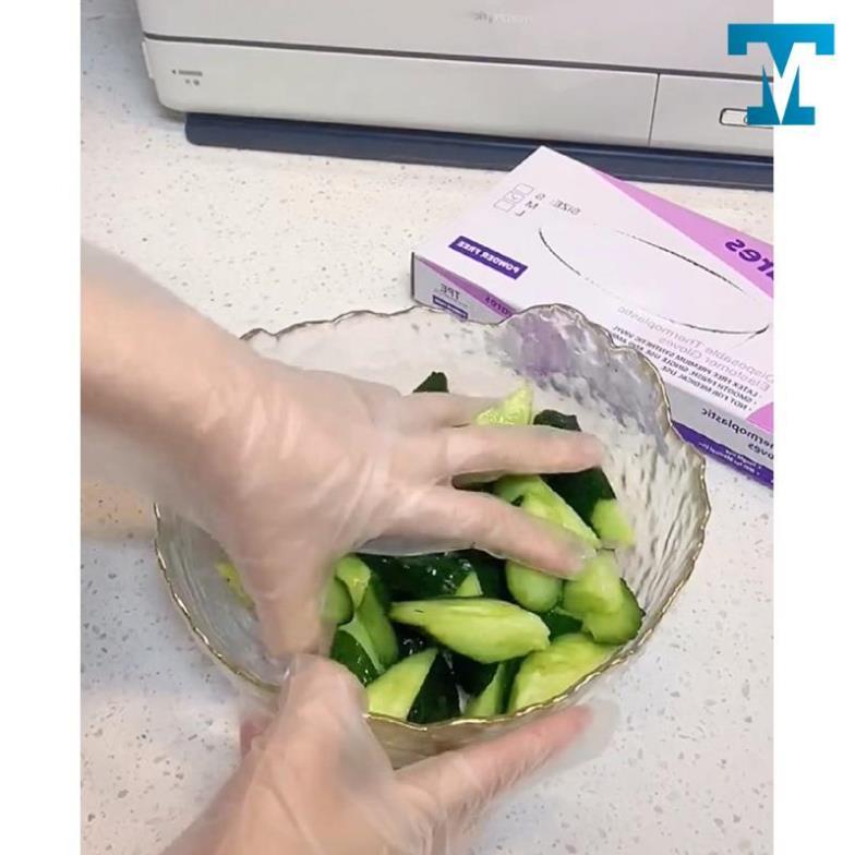Găng tay nấu ăn làm bếp siêu dai Victoria Bay chất liệu TPE không mùi chống nhăn
