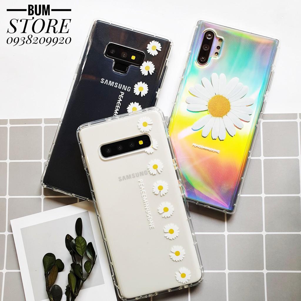 Ốp lưng dẻo hoa cúc Cho Dòng samsung galaxy Note 10 plus / Note 10 / S10+ / S10 / NOTE 9 / NOTE 8 / S9+ / S8+