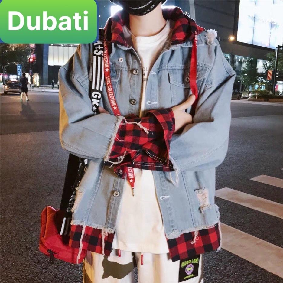 ÁO KHOÁC JEAN NAM NỮ UNISEX CHẤT BÒ PHỐI NÓN NỈ PHONG CÁCH HÀN QUỐC - DUBAI FASHION