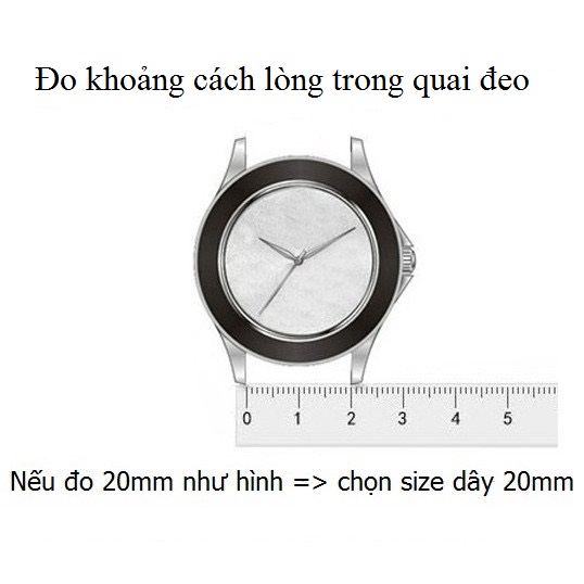 Dây da đồng hồ nam nữ 12/14/16/18/20/22/24mm tặng kèm chốt và dụng cụ tháo lắp giá rẻ