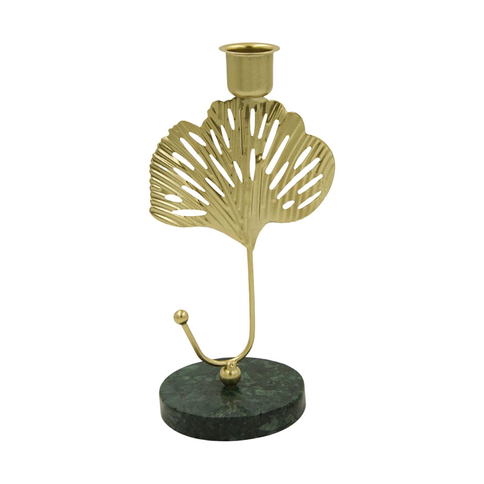 Leaves Decorative Taper Candles Holders Prayer Candles Party Candlestick