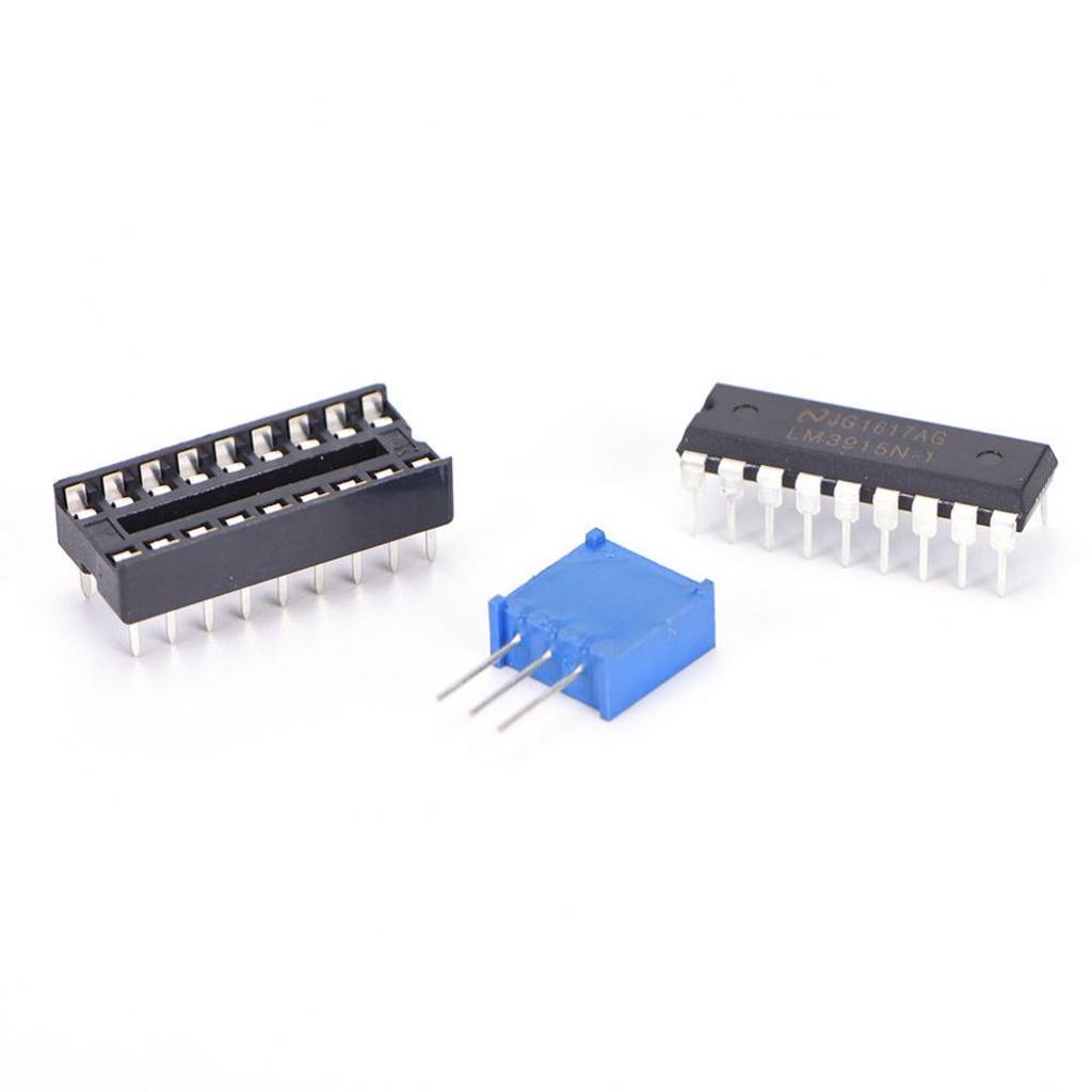 Audio Level Indicator Kit LM3915 DIY Module DC9V-12V 10 Segment DC9V-12V